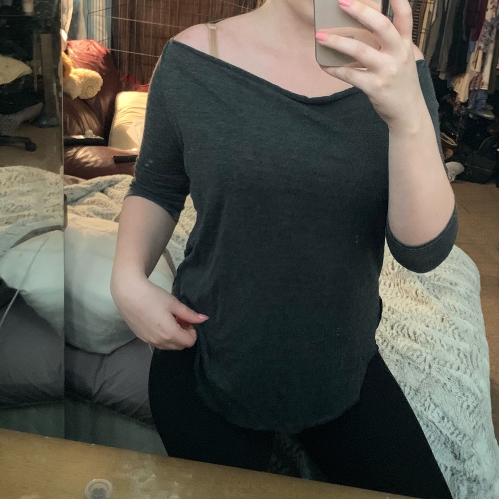 Off the shoulder shirt